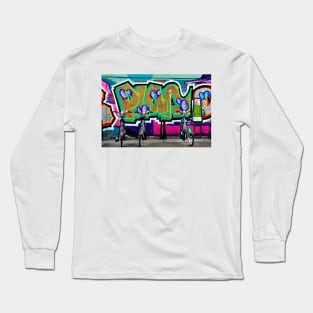 Street Art Graffiti Digbeth Birmingham UK Long Sleeve T-Shirt
